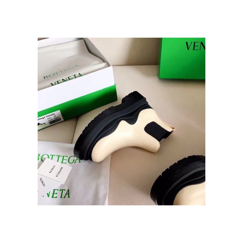 Cheap Reps Bottega Veneta BV Tire Ankle Boots with Black Outsole