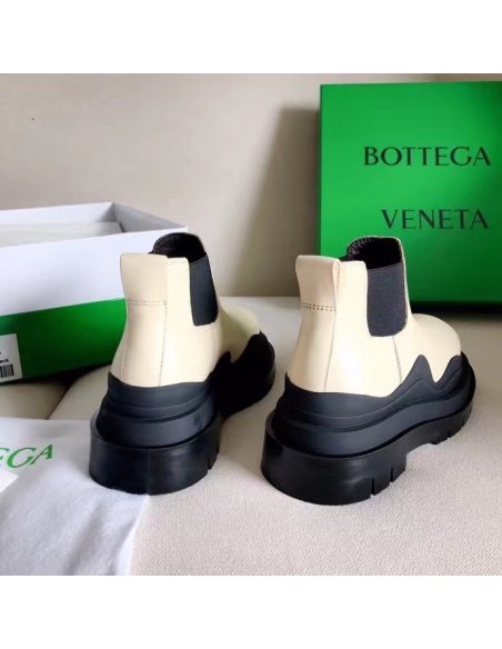 Cheap Reps Bottega Veneta BV Tire Ankle Boots with Black Outsole