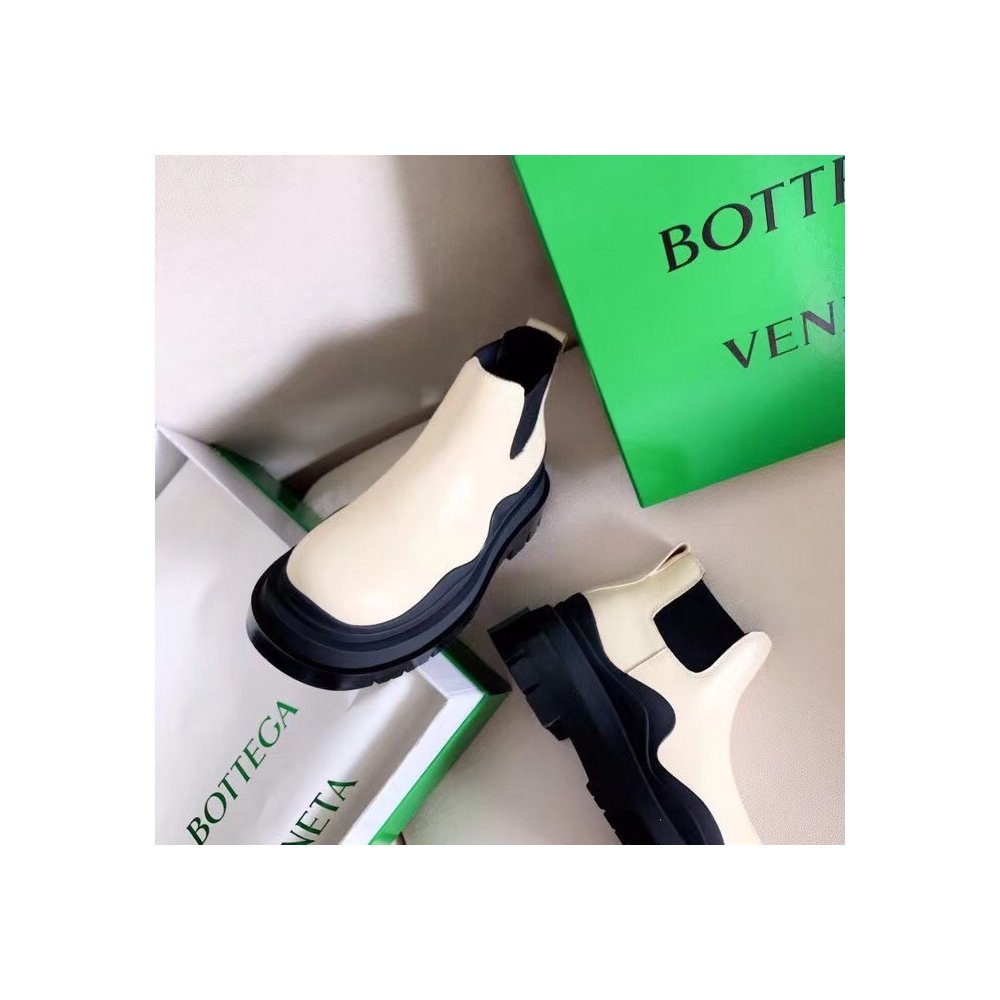 Cheap Reps Bottega Veneta BV Tire Ankle Boots with Black Outsole