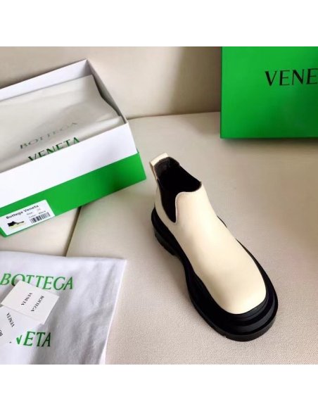 Cheap Reps Bottega Veneta BV Tire Ankle Boots with Black Outsole