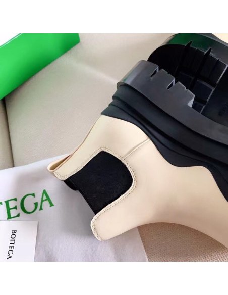 Cheap Reps Bottega Veneta BV Tire Ankle Boots with Black Outsole