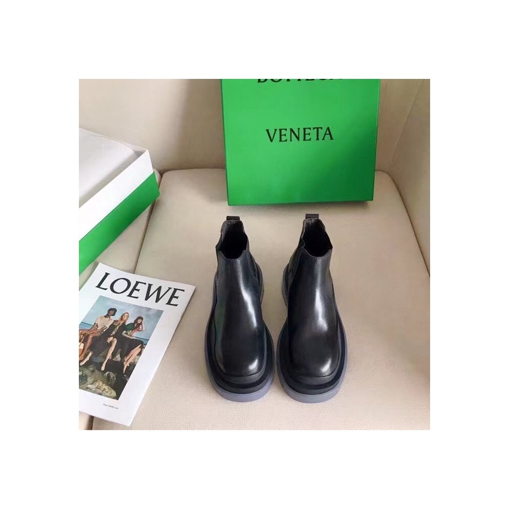 Cheap Reps Bottega Veneta BV Tire Ankle Boots with Transparent Sole