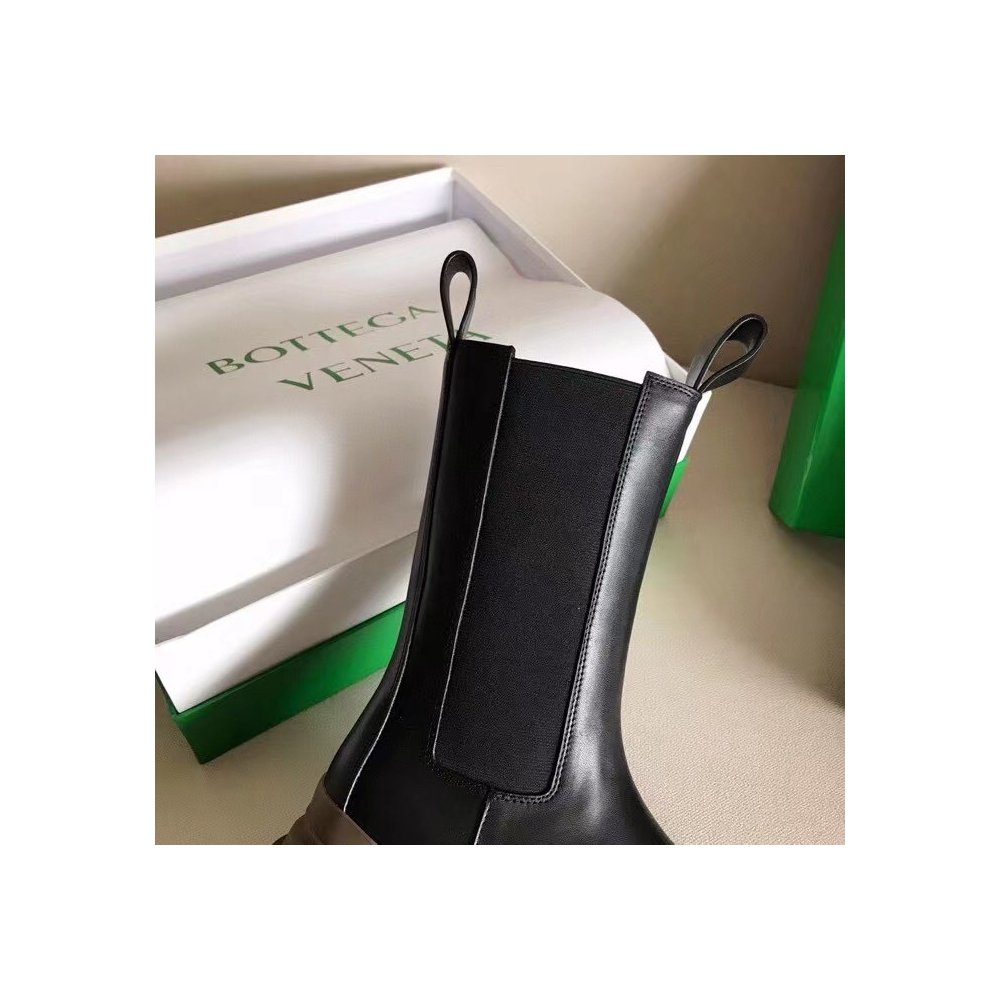 Cheap Reps Bottega Veneta BV Tire Chelsea Boots with Brown Outsole