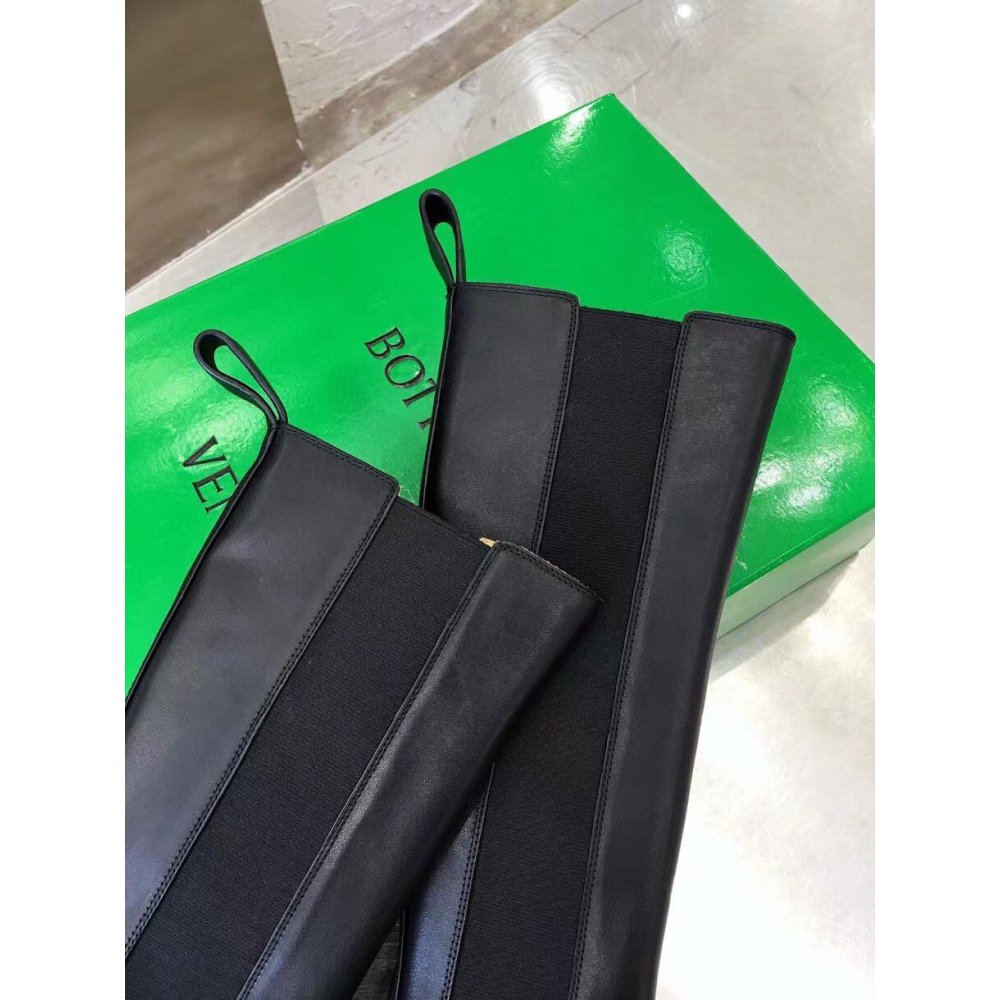 Cheap Reps Bottega Veneta Flash Knee-high Boots with Green Outsole