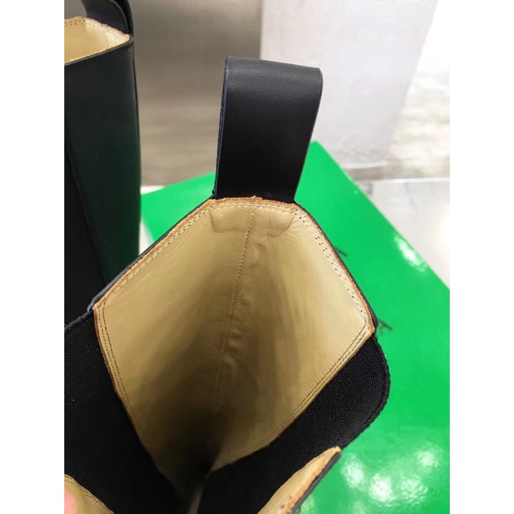 Cheap Reps Bottega Veneta Flash Knee-high Boots with Yellow Outsole