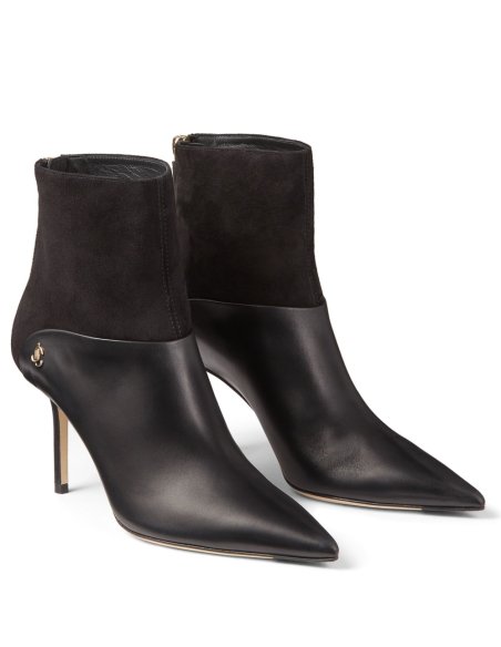 Cheap Reps Jimmy Choo Beyla 85mm Ankle Boots In Black Leather