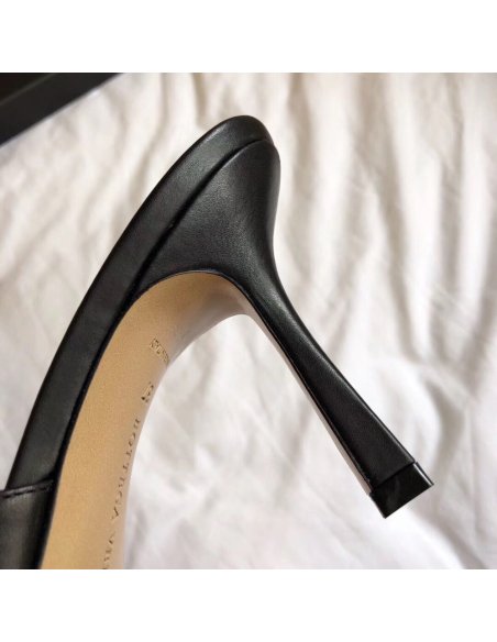 Cheap Reps Bottega Veneta Stretch Mules 90mm In Black Lambskin