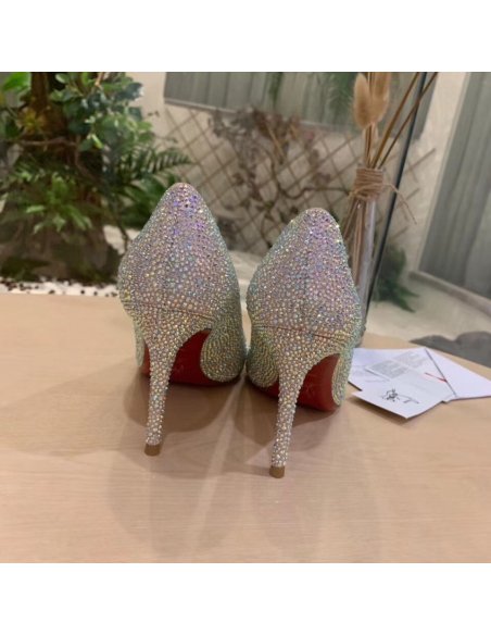 Cheap Reps Christian Louboutin Kate Strass 85mm Aurora Borealis Pumps