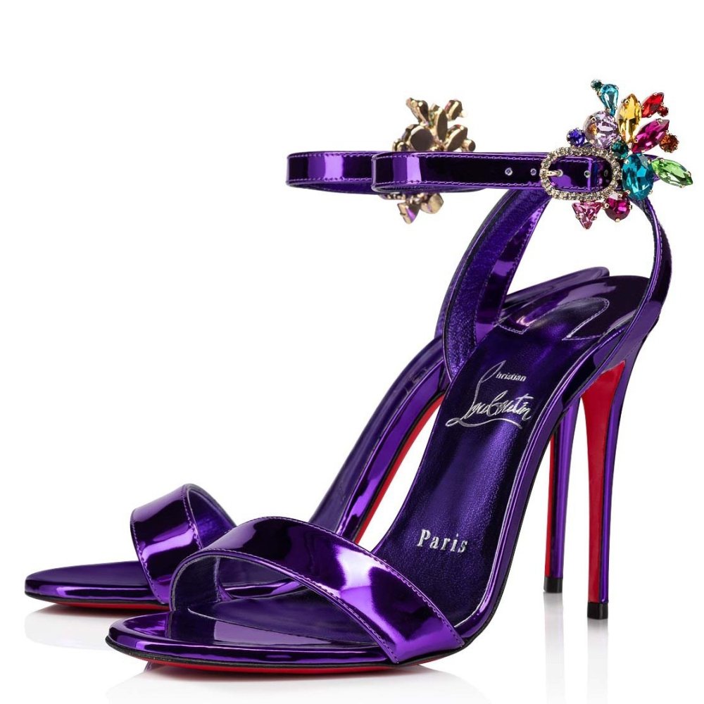 Cheap Reps Christian Louboutin Goldie Joli 100mm Sandals In Speccio Leather