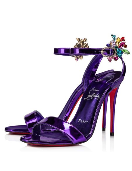 Cheap Reps Christian Louboutin Goldie Joli 100mm Sandals In Speccio Leather