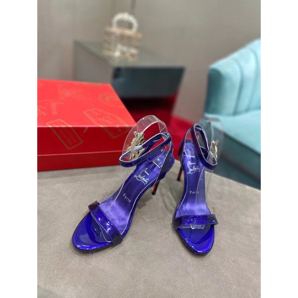 Cheap Reps Christian Louboutin Goldie Joli 100mm Sandals In Speccio Leather