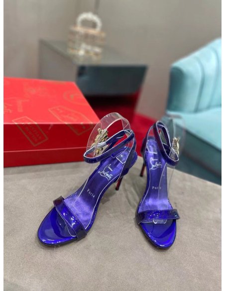 Cheap Reps Christian Louboutin Goldie Joli 100mm Sandals In Speccio Leather