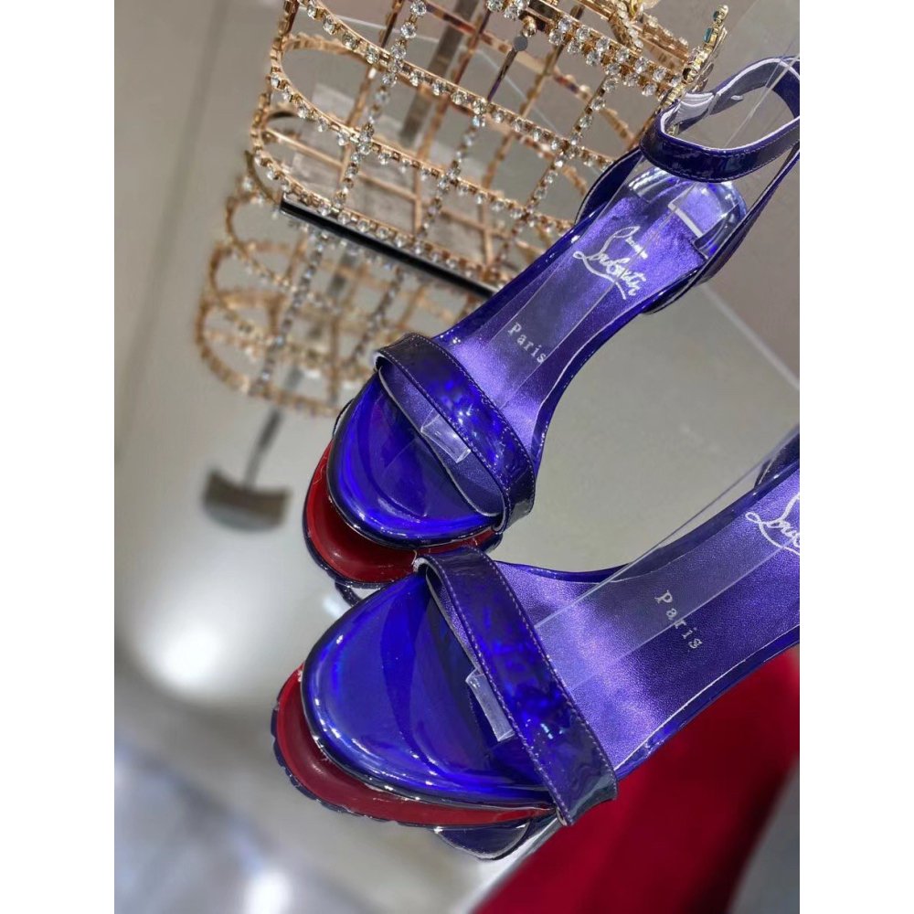 Cheap Reps Christian Louboutin Goldie Joli 100mm Sandals In Speccio Leather