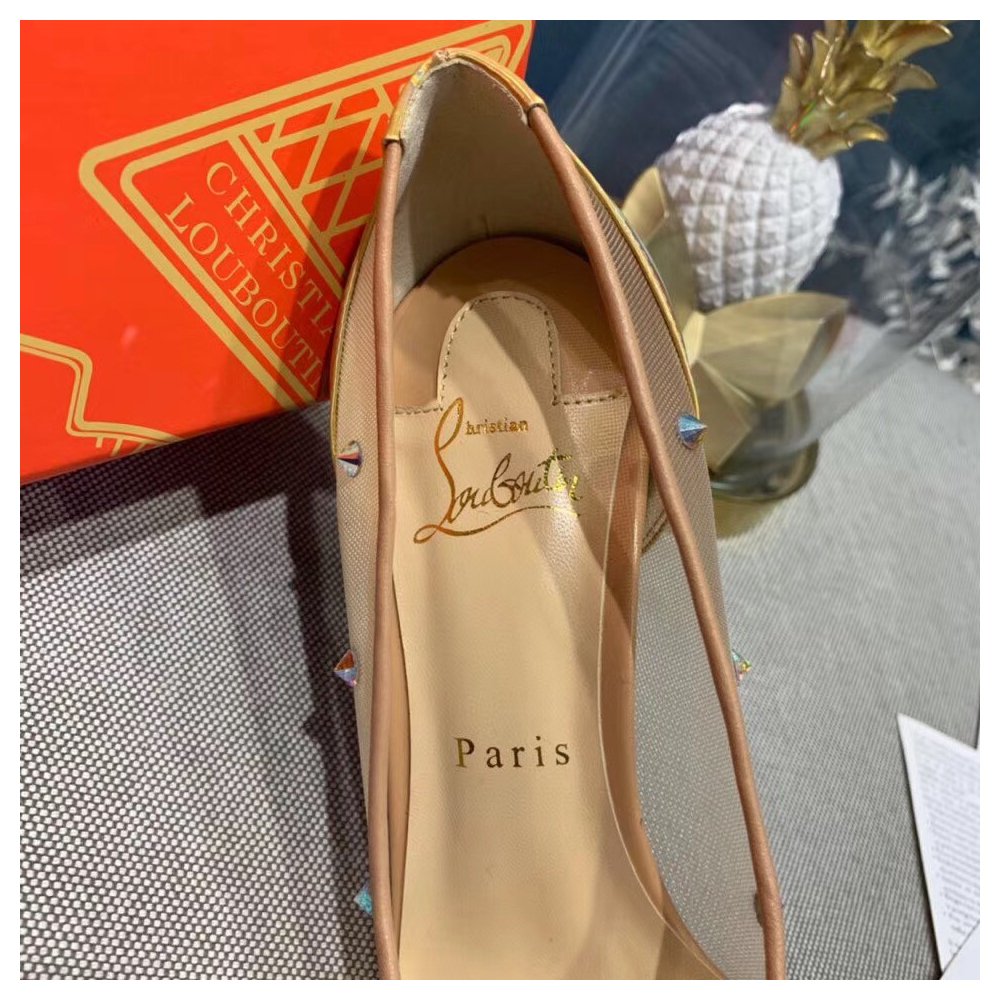 Cheap Reps Christian Louboutin Degra 100 Crystal Stud-embellished Pumps