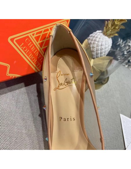 Cheap Reps Christian Louboutin Degra 100 Crystal Stud-embellished Pumps
