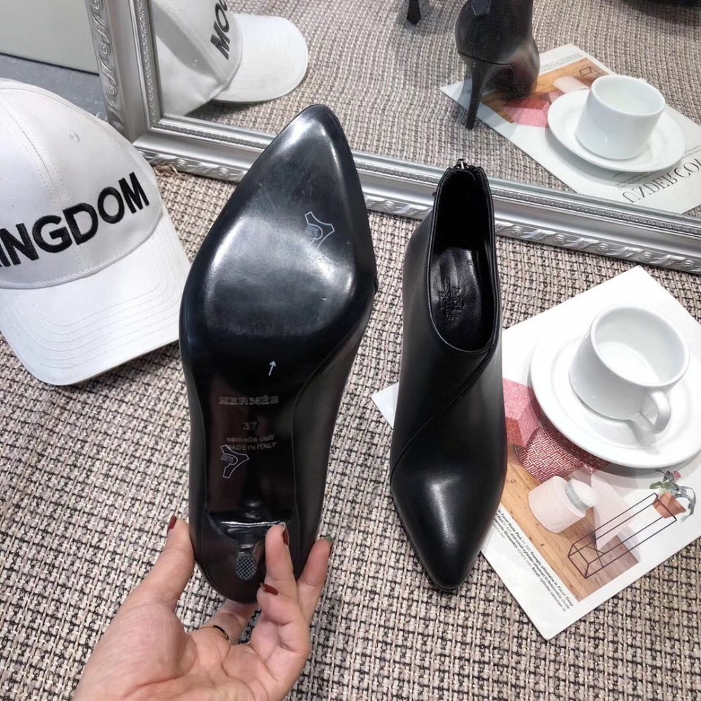 Cheap Reps Hermes Virginia Ankle Boot In Black Leather