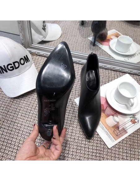 Cheap Reps Hermes Virginia Ankle Boot In Black Leather