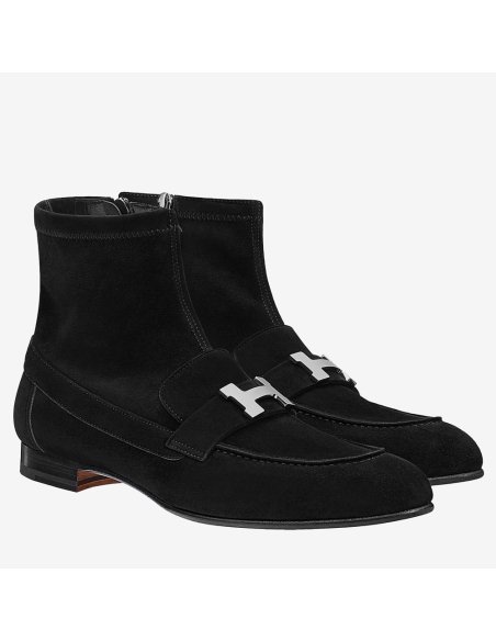 Cheap Reps Hermes Black Saint Honore Ankle Boots