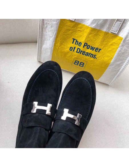 Cheap Reps Hermes Black Saint Honore Ankle Boots