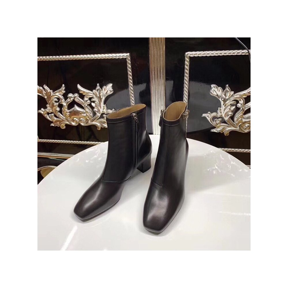 Cheap Reps Hermes Black Calfskin Power Low Boot