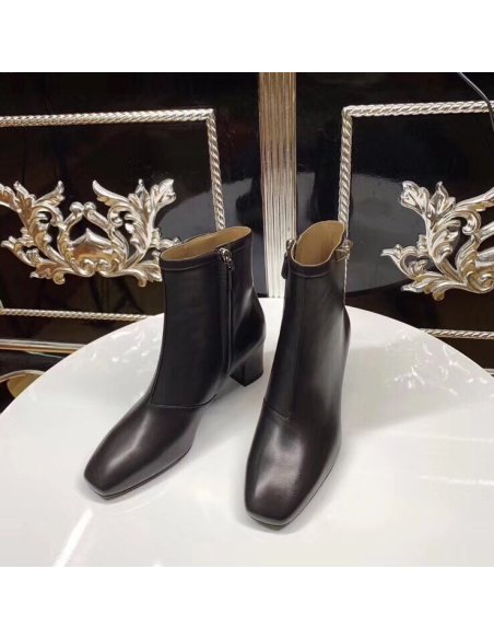 Cheap Reps Hermes Black Calfskin Power Low Boot