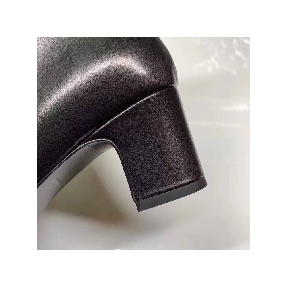 Cheap Reps Hermes Black Calfskin Power Low Boot