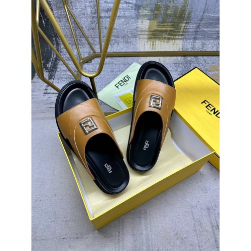 Fendi Slippers 019,Fendi Slippers,Slides Slippers,More Brands