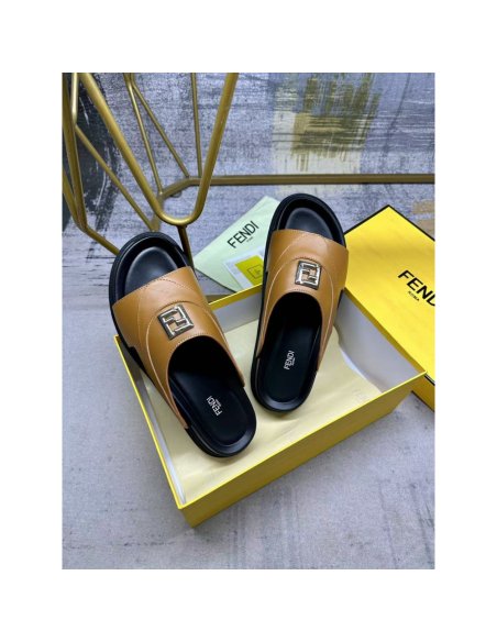 Fendi Slippers 019,Fendi Slippers,Slides Slippers,More Brands