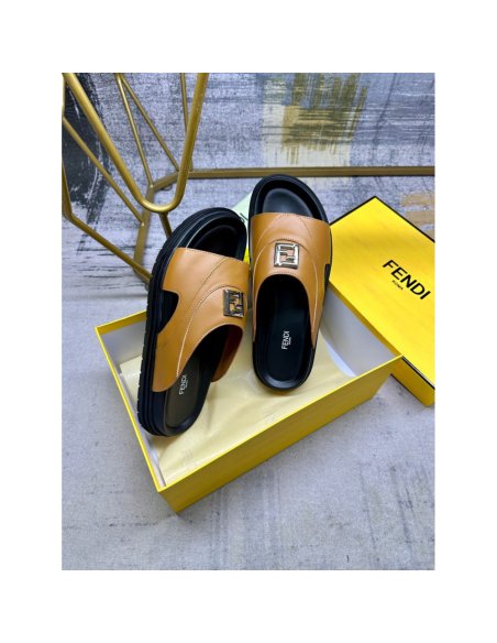 Fendi Slippers 019,Fendi Slippers,Slides Slippers,More Brands