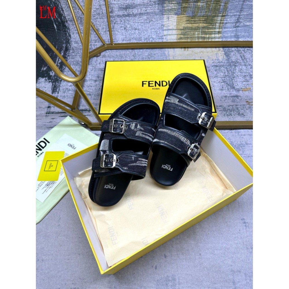 Fendi Slippers 006,Fendi Slippers,Slides Slippers,More Brands