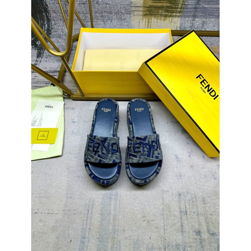 Fendi Slippers 013,Fendi Slippers,Slides Slippers,More Brands