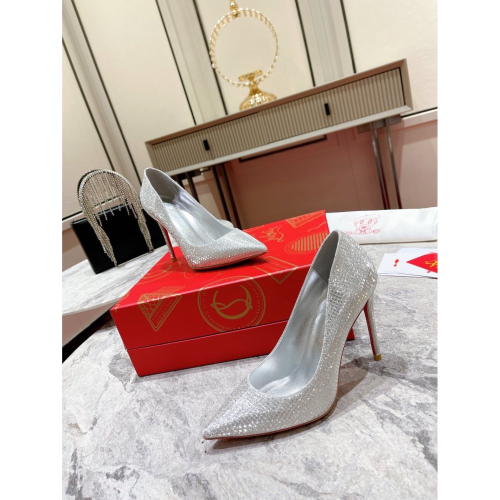Cheap Reps Christian Louboutin So Kate 120mm Pumps In Sequin Fabric