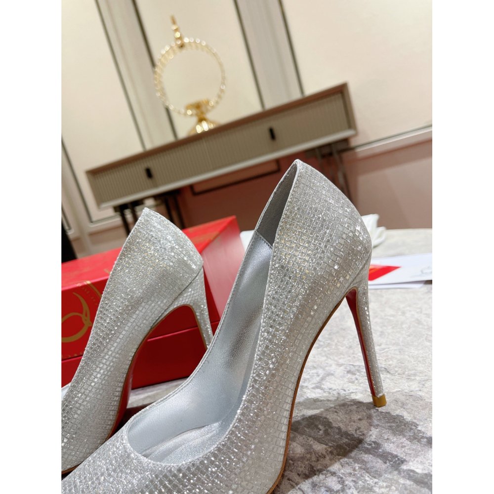 Cheap Reps Christian Louboutin So Kate 120mm Pumps In Sequin Fabric
