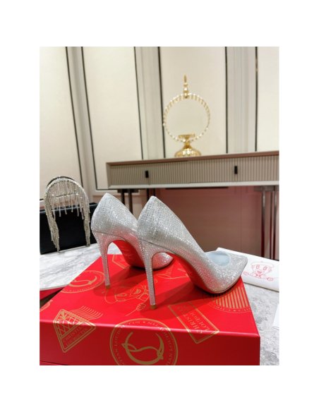 Cheap Reps Christian Louboutin So Kate 120mm Pumps In Sequin Fabric