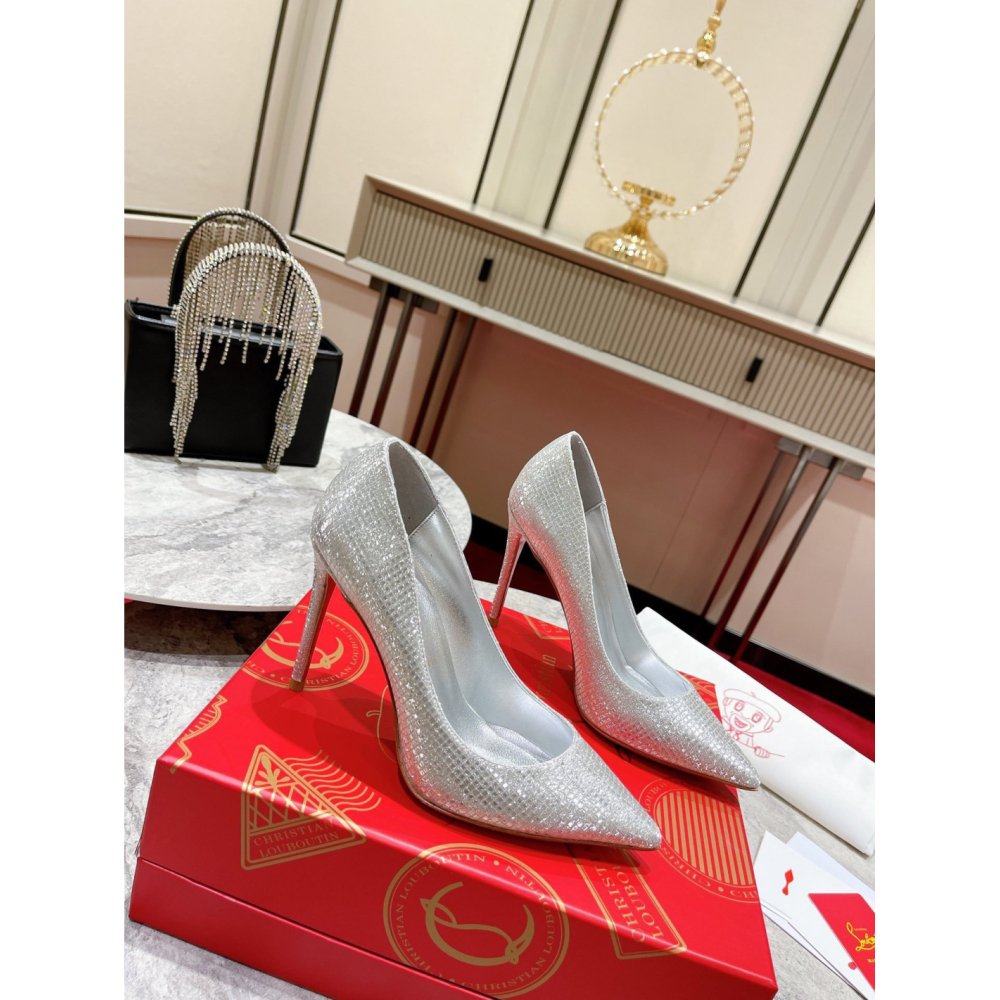 Cheap Reps Christian Louboutin So Kate 120mm Pumps In Sequin Fabric