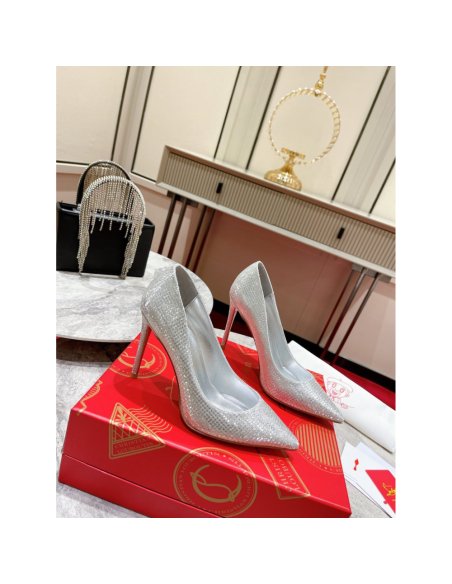 Cheap Reps Christian Louboutin So Kate 120mm Pumps In Sequin Fabric