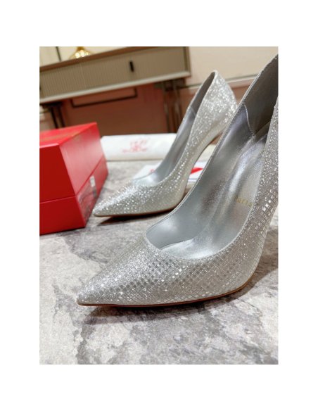 Cheap Reps Christian Louboutin So Kate 120mm Pumps In Sequin Fabric