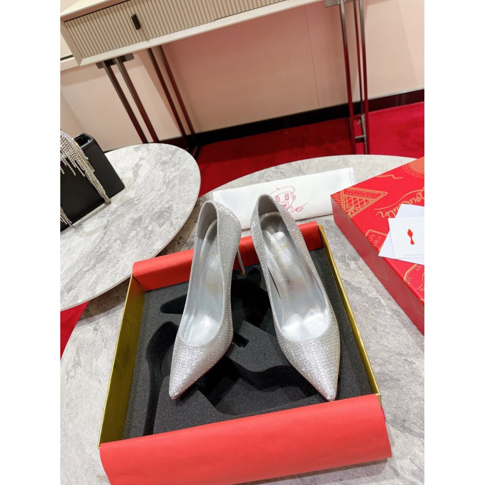 Cheap Reps Christian Louboutin So Kate 120mm Pumps In Sequin Fabric