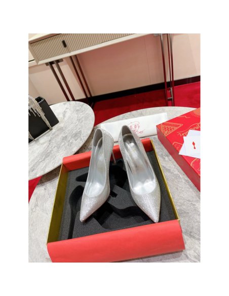 Cheap Reps Christian Louboutin So Kate 120mm Pumps In Sequin Fabric