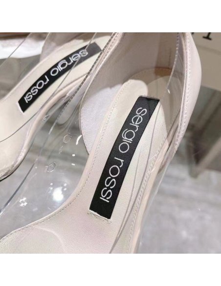Cheap Reps Sergio Rossi SR1 Pumps 75mm In White PVC