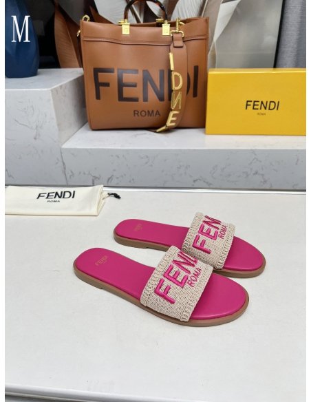 Fendi Slippers 026,Fendi Slippers,Slides Slippers,More Brands