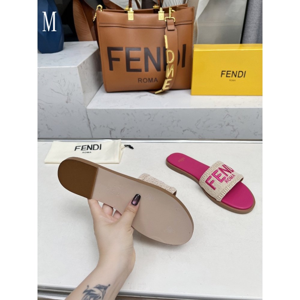 Fendi Slippers 026,Fendi Slippers,Slides Slippers,More Brands