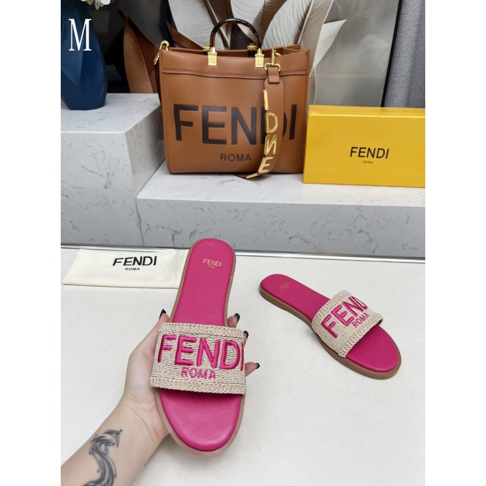 Fendi Slippers 026,Fendi Slippers,Slides Slippers,More Brands