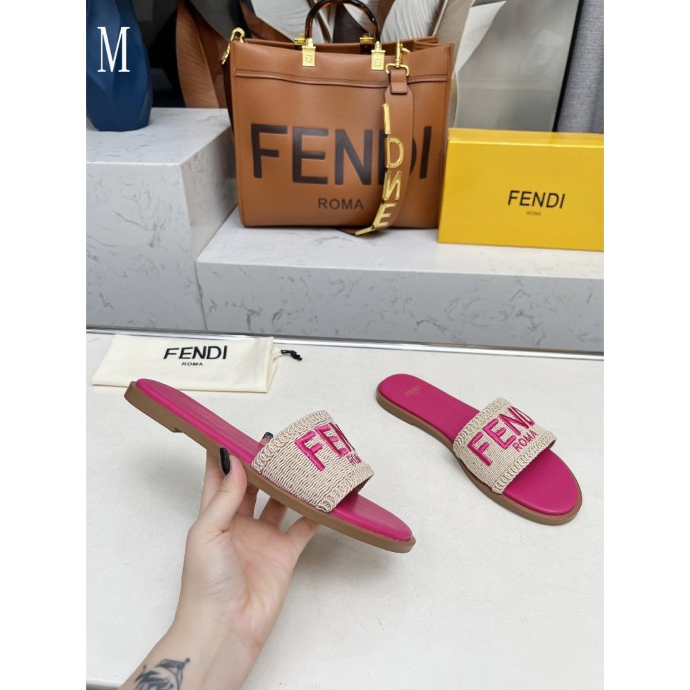 Fendi Slippers 026,Fendi Slippers,Slides Slippers,More Brands