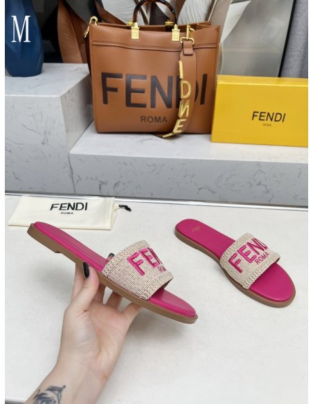 Fendi Slippers 026,Fendi Slippers,Slides Slippers,More Brands
