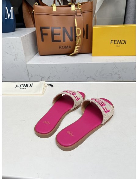 Fendi Slippers 026,Fendi Slippers,Slides Slippers,More Brands