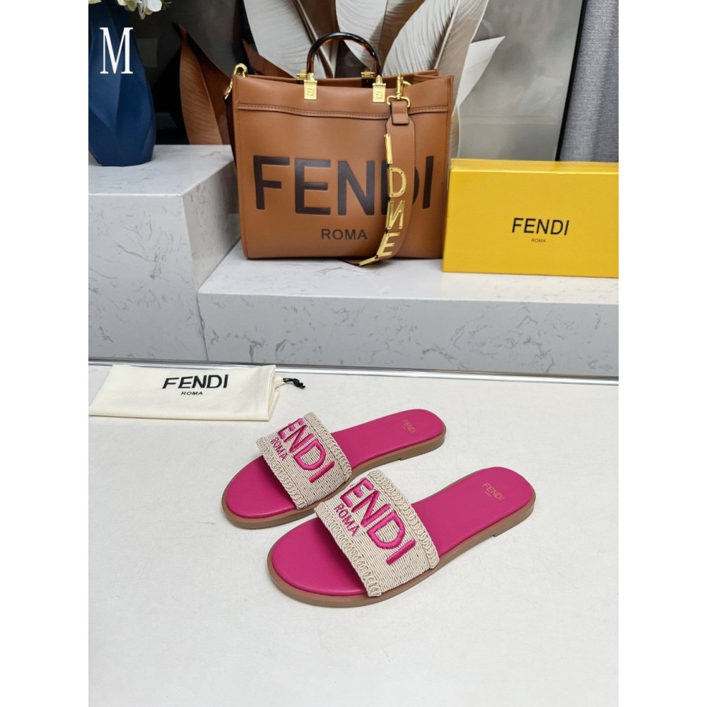 Fendi Slippers 026,Fendi Slippers,Slides Slippers,More Brands