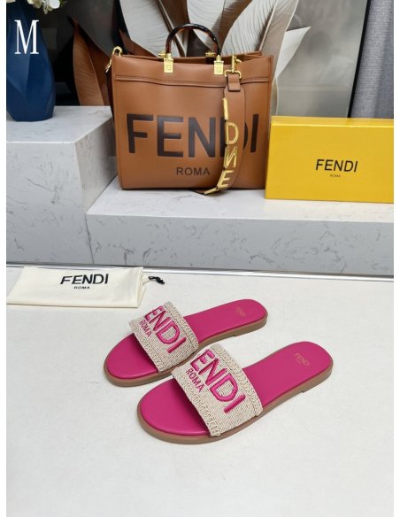 Fendi Slippers 026,Fendi Slippers,Slides Slippers,More Brands