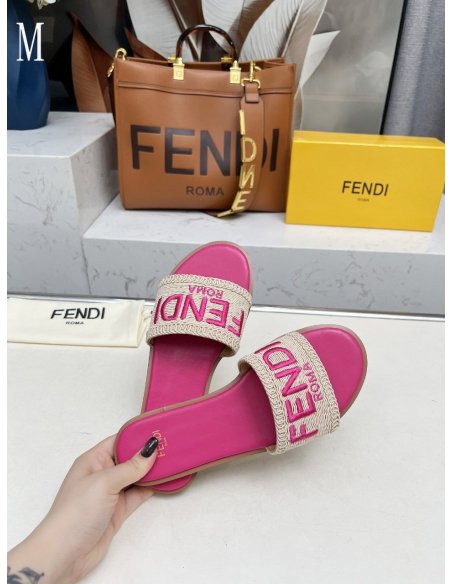Fendi Slippers 026,Fendi Slippers,Slides Slippers,More Brands