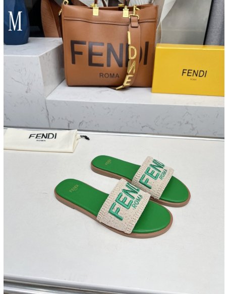 Fendi Slippers 029,Fendi Slippers,Slides Slippers,More Brands
